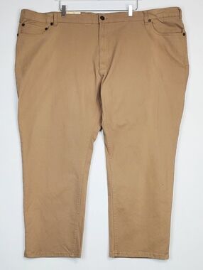 NWT True Nation 56x30 athletic fit stretch chino pants khaki straight casual